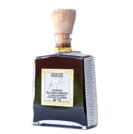 Acetaia Leonardi 15 Year Aged Italian Balsamic Condiment Reserve in Velvet Burgundy Gift Box - Image 3