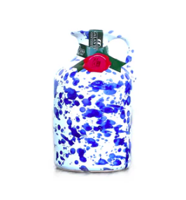 Frantoio Galantino Cobalt Fantasia Extra Virgin Olive Oil in Hand Painted Ceramic 100ml